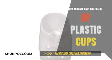 Crafting Adorable Baby Booties from Recycled Plastic Cups: A DIY Guide