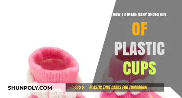 Crafting Adorable Baby Shoes from Recycled Plastic Cups: A DIY Guide