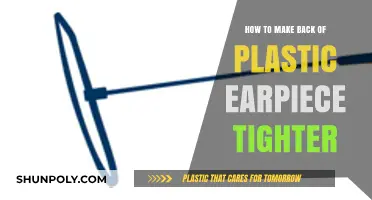 Tighten Your Plastic Earpiece: Quick DIY Fix for a Secure Fit