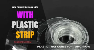 Easy DIY Balloon Arch Tutorial Using Plastic Strips for Parties
