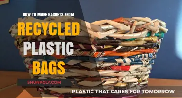 Eco-Friendly Crafting: Transforming Recycled Plastic Bags into Beautiful Baskets