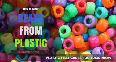 Creative Recycling: Crafting Beautiful Beads from Plastic Waste Easily