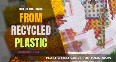 Crafting Beads: Transforming Plastic Waste into Treasure