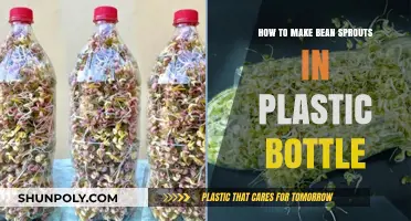 Easy DIY Bean Sprouts: Grow Fresh Sprouts in Plastic Bottles