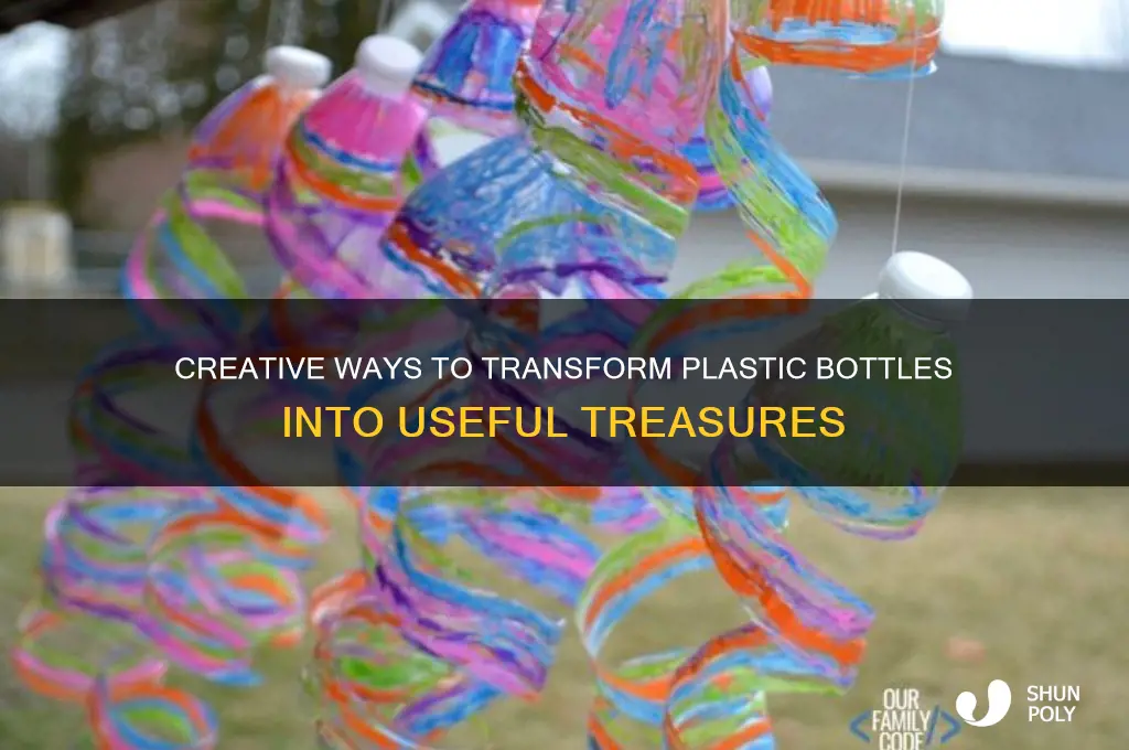how to make best out of waste from plastic bottles