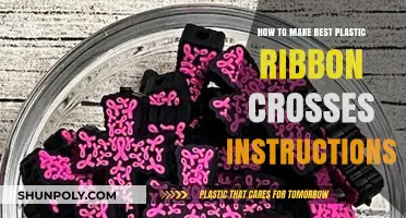 Crafting Perfect Plastic Ribbon Crosses: Step-by-Step Guide for Beginners