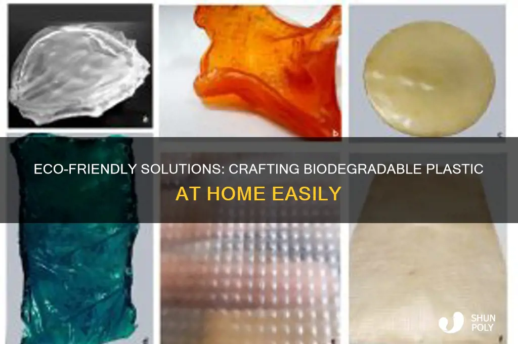 how to make bio degradable plastic