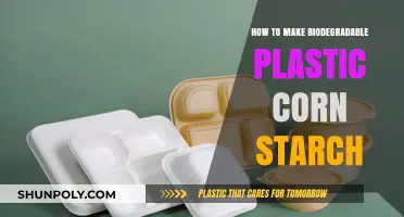 Eco-Friendly Crafting: Making Biodegradable Plastic with Corn Starch