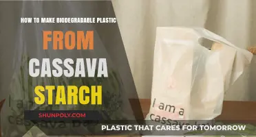 Eco-Friendly Innovation: Crafting Biodegradable Plastic from Cassava Starch