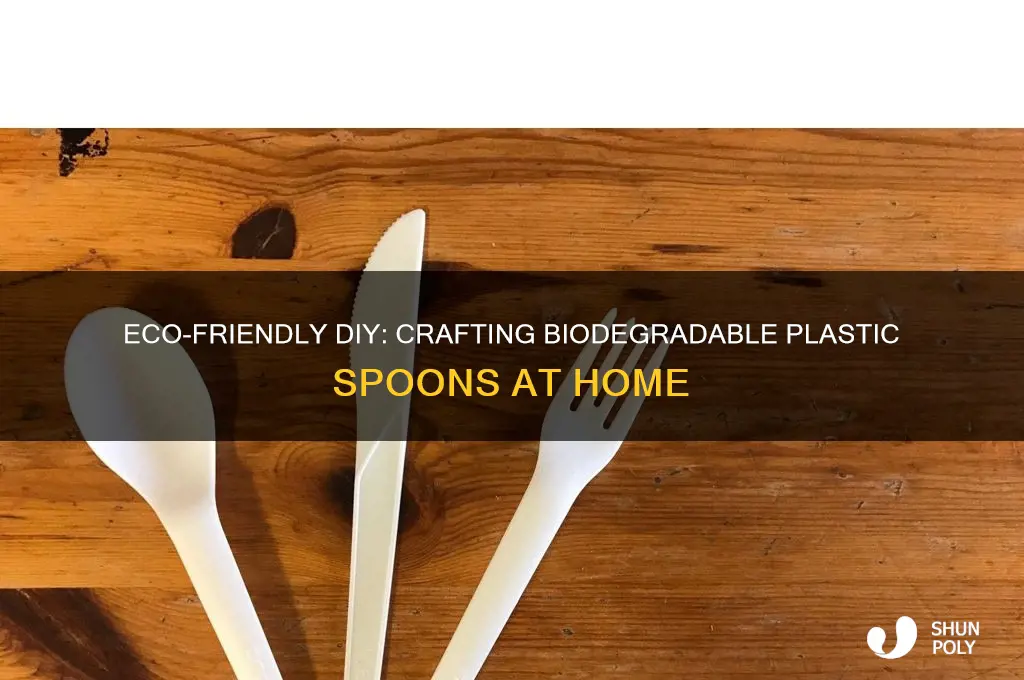 how to make biodegradable plastic spoons