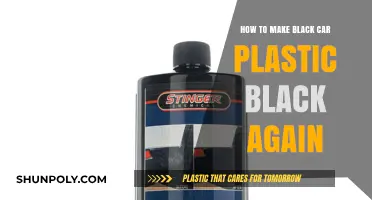 Restore Faded Black Car Plastic: Simple DIY Tips for a Shiny Finish