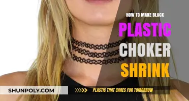 Shrinking Black Plastic Chokers: DIY Crafting Guide for Perfect Fit