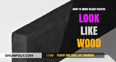 Transform Black Plastic into Realistic Wood Finish: DIY Techniques & Tips