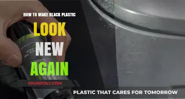 Revive Black Plastic: Simple Tricks to Restore Its Shiny New Look