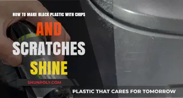 Revive Black Plastic: Restore Shine to Scratched, Chipped Surfaces