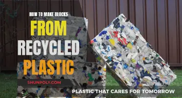 Crafting Sustainable Blocks: Transforming Recycled Plastic into Building Blocks