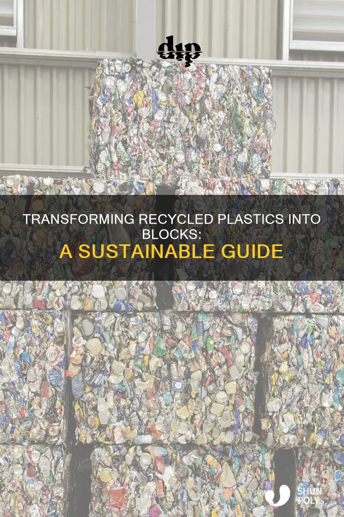 how to make blocks from recycled plastic