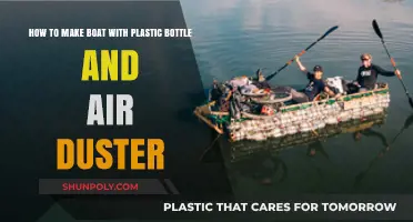 DIY Plastic Bottle Boat: Crafting with Air Duster for Fun Sailing