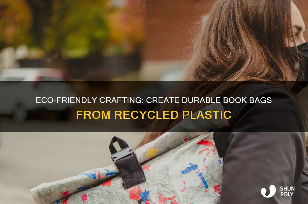 how to make book bags out of re ycled plastic