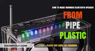 DIY Bluetooth Boombox: Crafting a Speaker from Plastic Pipes