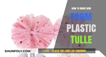 Crafting a Stunning Plastic Tulle Bow: Easy DIY Tutorial