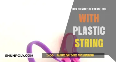 Crafting Box Bracelets: Easy DIY with Plastic String Guide