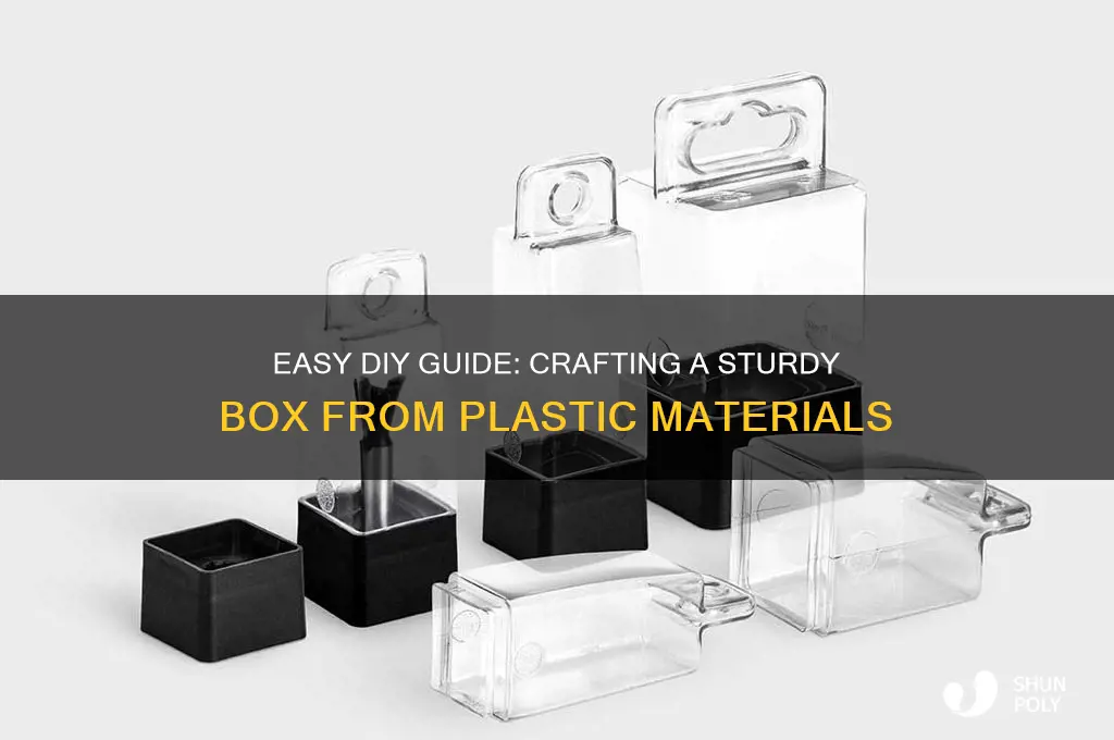how to make box out of plastic