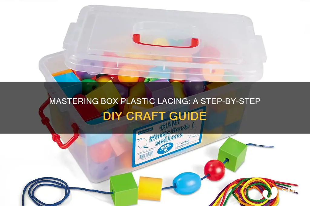 how to make box plastic lacing