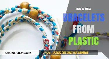 Creative Upcycling: Crafting Beautiful Bracelets from Plastic Waste