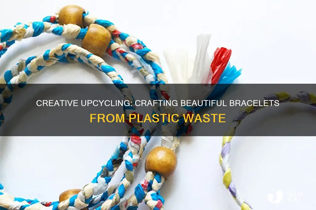 how to make bracelets from plastic