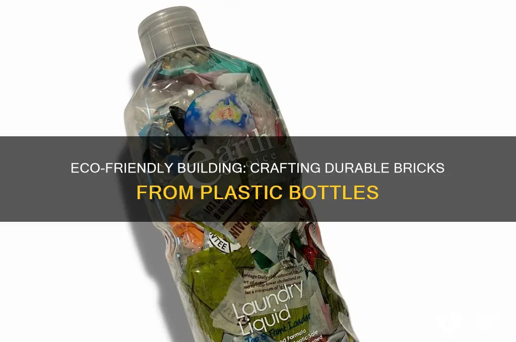 how to make bricks from plastic bottles