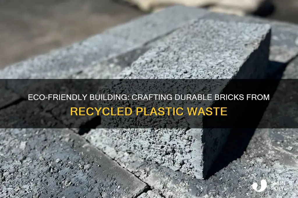how to make bricks out of recycled plastic