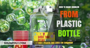 DIY Bubbler: Crafting a Simple Plastic Bottle Bubbler at Home