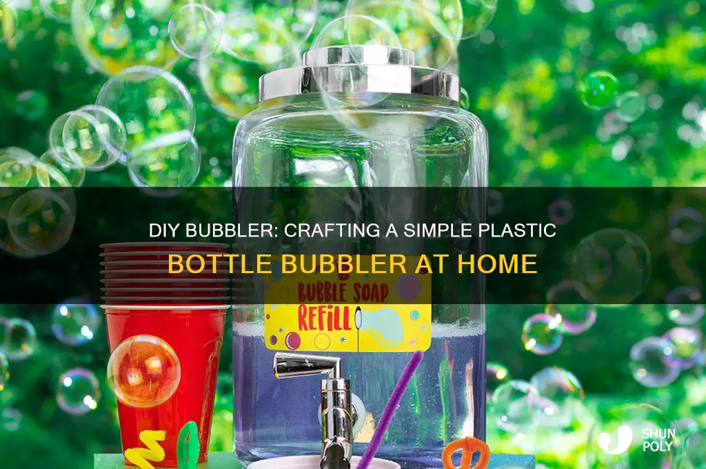 how to make bubbler from plastic bottle
