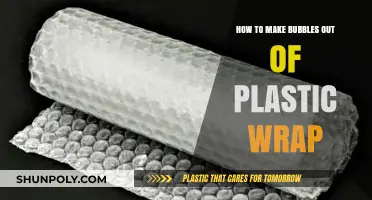 Creative Bubble Fun: Crafting with Plastic Wrap for Kids