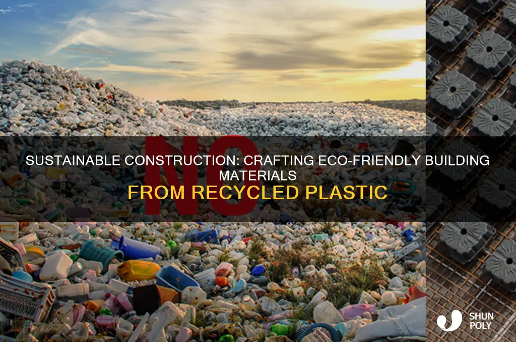 how to make building materials from recycled plastic