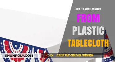 Eco-Friendly Crafting: Create Festive Bunting from Plastic Tablecloths