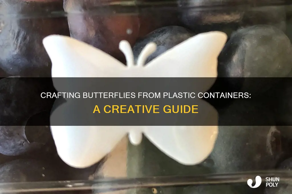how to make butterflies out of plastic containers