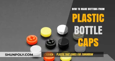 Creative Recycling: Crafting Unique Buttons from Plastic Bottle Caps
