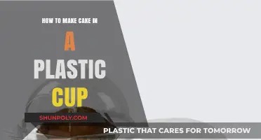 Easy Cup Cake Recipe: Baking in Plastic Cups for Quick Treats