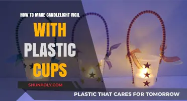 DIY Candlelight Vigil: Crafting Safe Plastic Cup Lanterns for Events