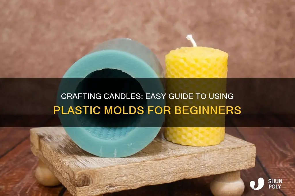 how to make candles with plastic molds