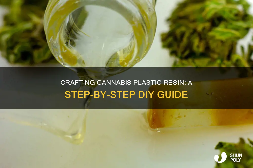 how to make canibis plastic resin