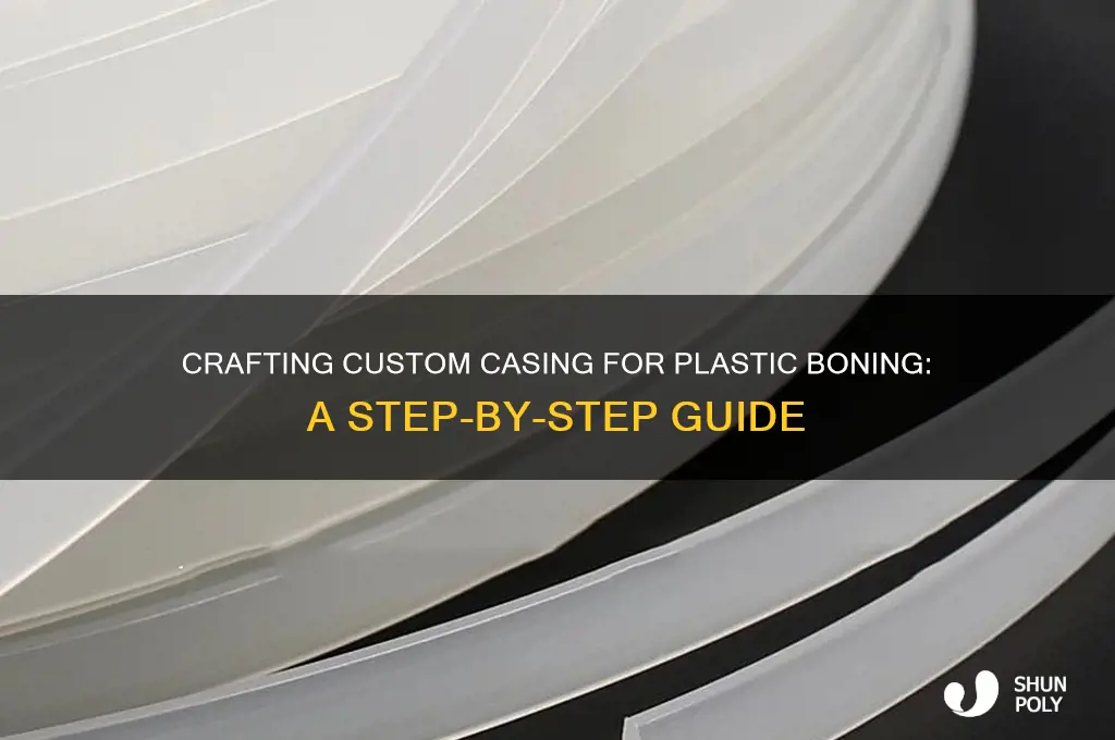 how to make casing for plastic boning