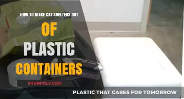Creating Cozy Cat Shelters from Plastic Containers
