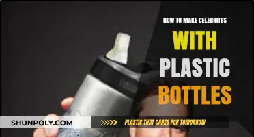 Creative Recycling: Crafting Celebrity Figures from Plastic Bottles