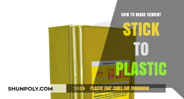Effective Techniques for Bonding Cement to Plastic Surfaces