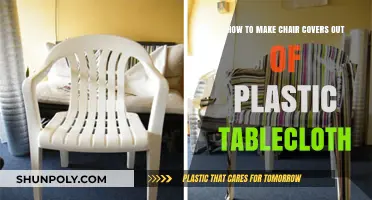 DIY Chair Covers: Transform Plastic Tablecloths into Stylish Seat Protectors