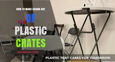 Creative DIY: Crafting Comfortable Chairs from Plastic Crates Easily