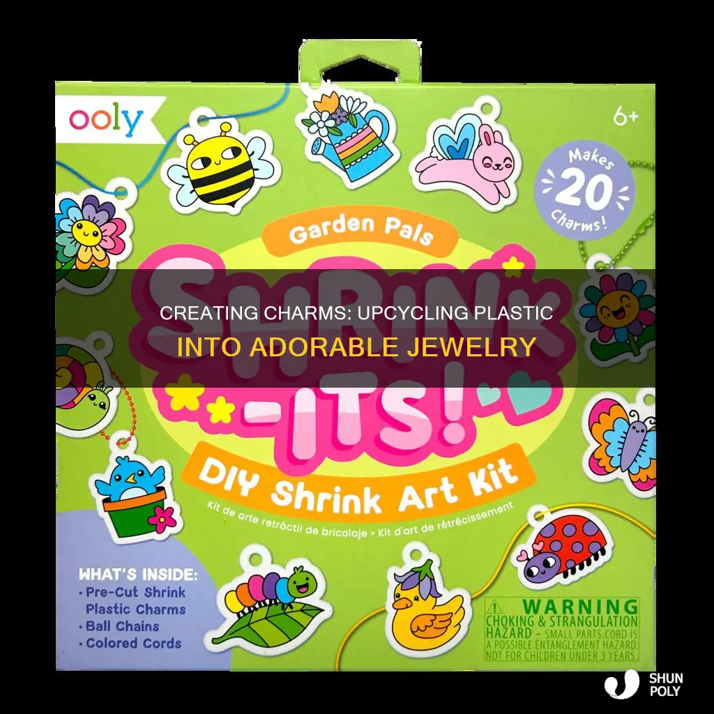 how to make charms with recycled plastic